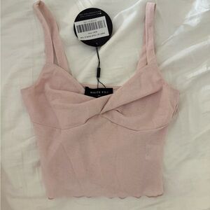 White Fox Boutique Pink Tank Top